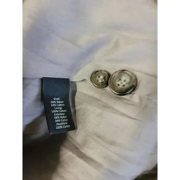 Elizabeth & James oversized boyfriend blazer Jacket TAN Size 8 Women's #003 - Picture 10 of 12